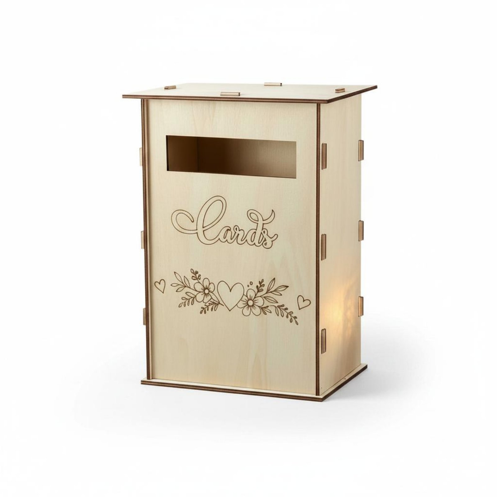 Wedding Card Box - Wooden Wedding Card Box Decorative Wooden