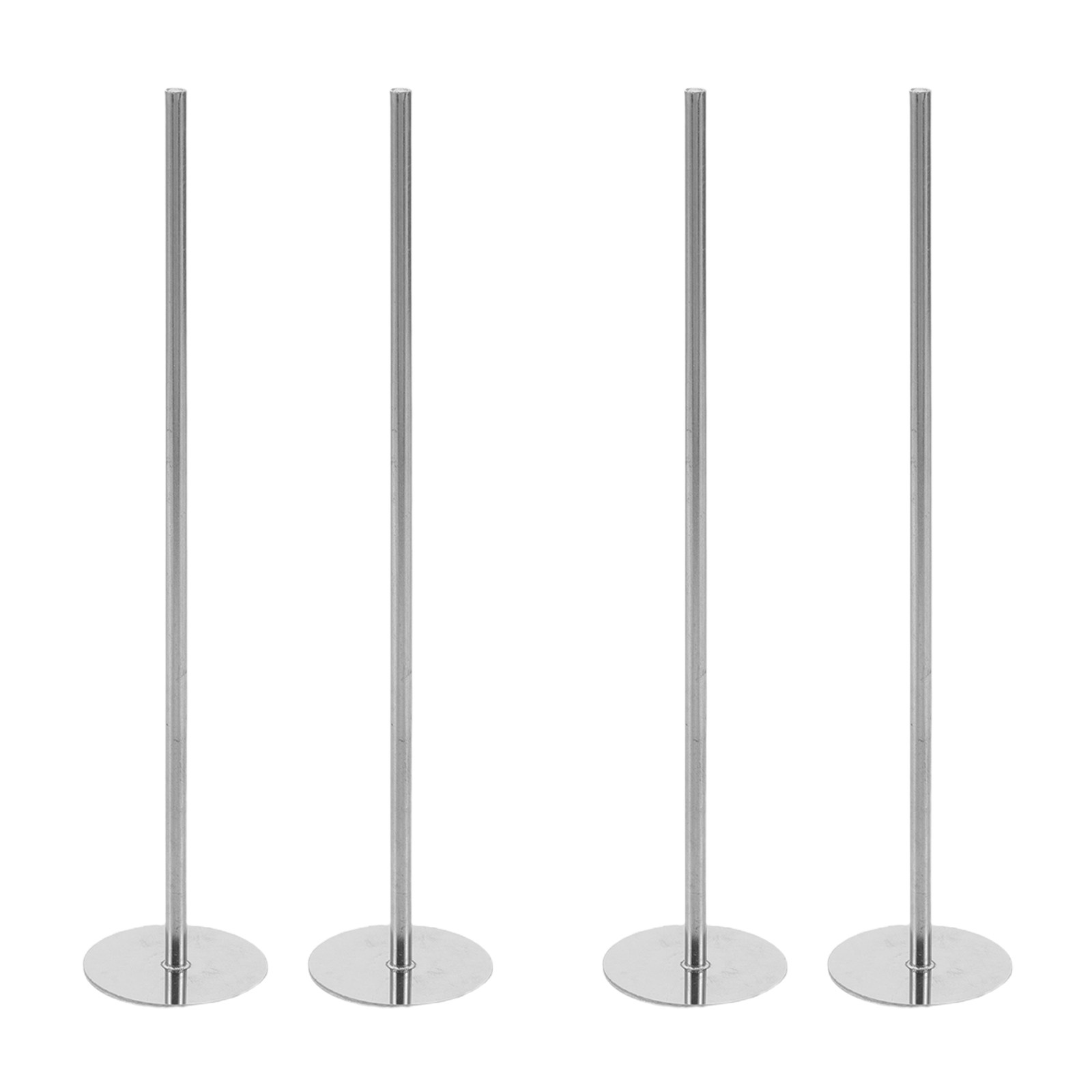 Wedding Support - 4Pcs Stainless Steel Cake Dowels Heating