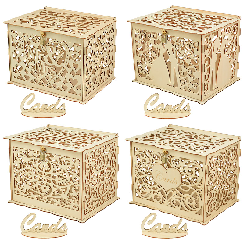 30X24X21cm DIY Wedding Gift Ca - Wedding Card Box review and price