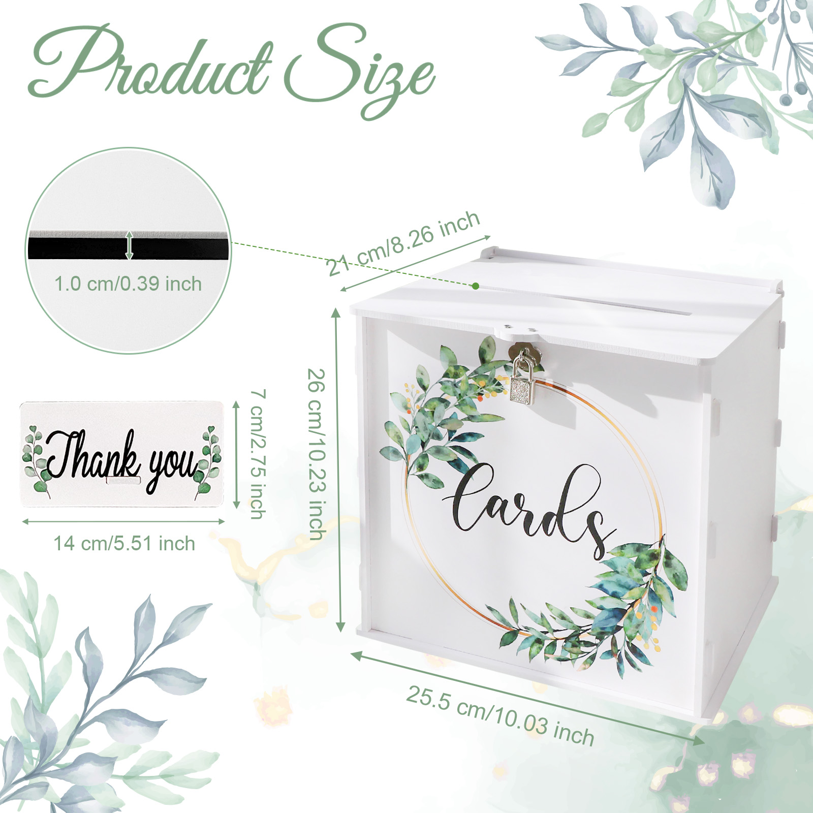 Wedding Card Box with Lock, PV - Wedding Card Box review and price