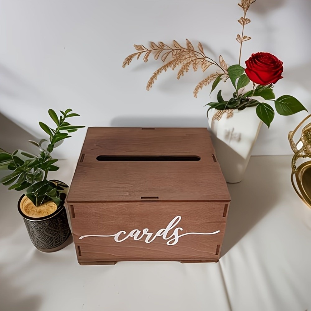 New Wooden Wedding Card Box De - Wedding Card Box review and price
