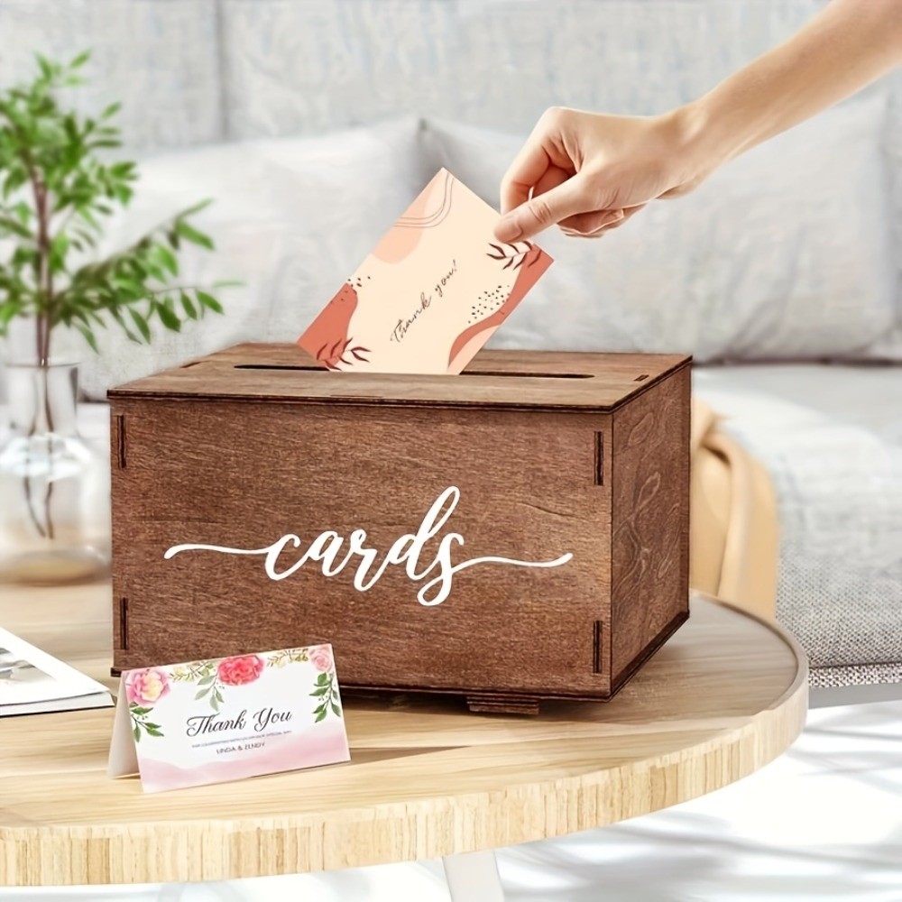 New Wooden Wedding Card Box De - Wedding Card Box review and price