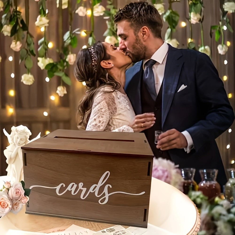 New Wooden Wedding Card Box De - Wedding Card Box review and price
