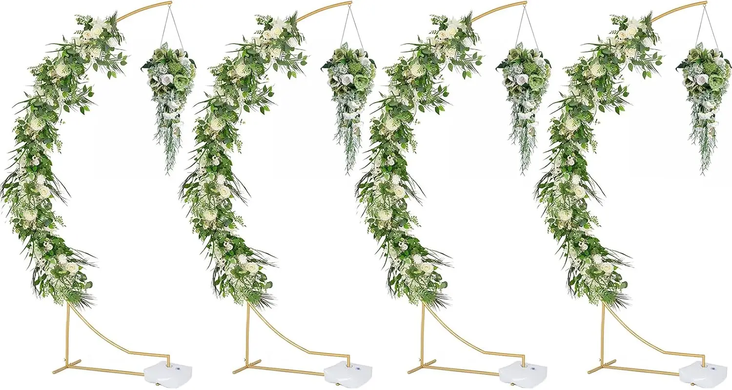 4pcs Half Curved Wedding Arch  - Wedding Balloon Arch review and price