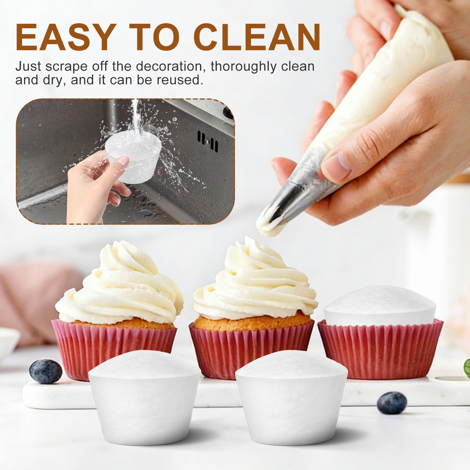 20Pcs Cake DIY Cupcake Foams S - Wedding Supply Decor review and price