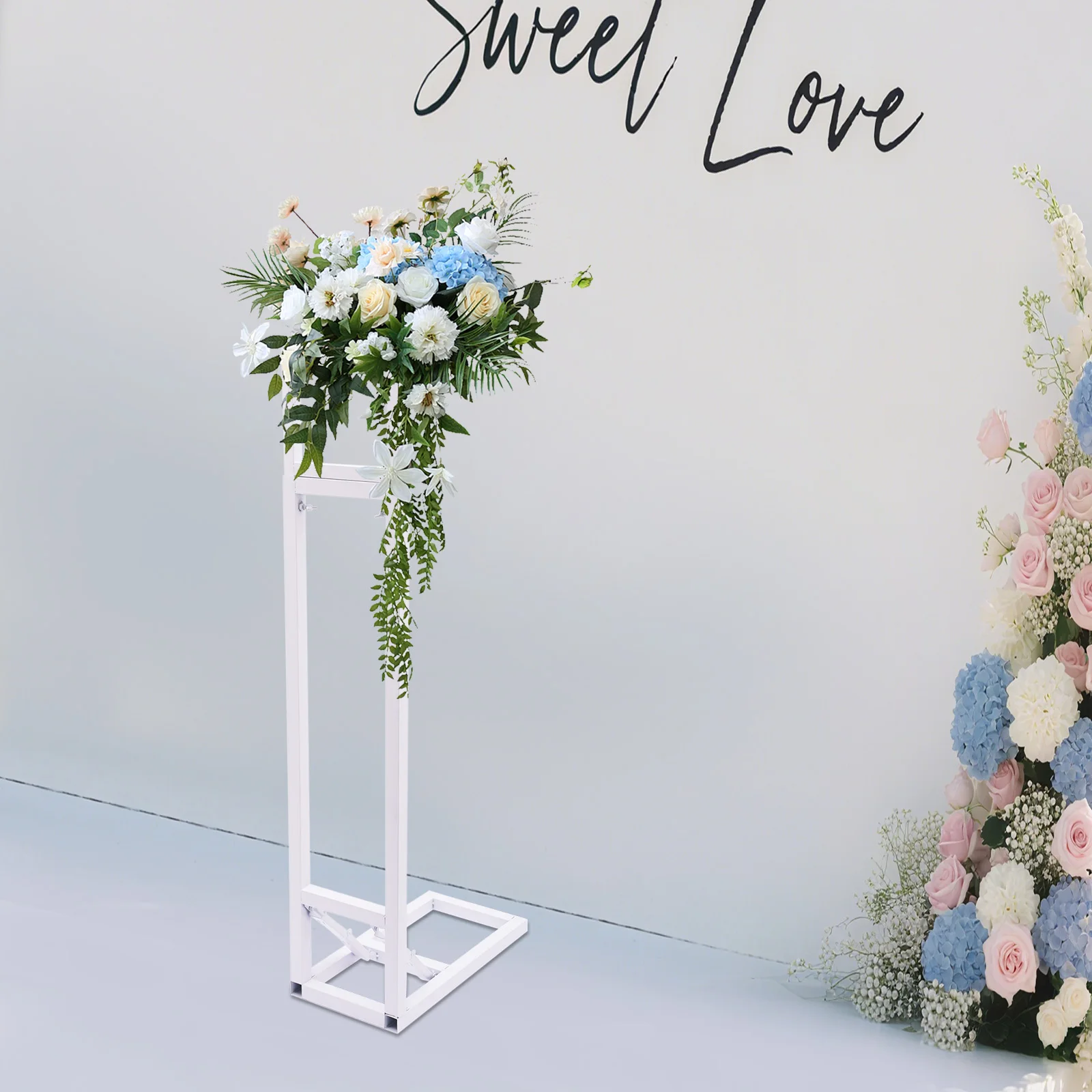 White  Wedding Arch Stand, Rec - Wedding Balloon Arch review and price