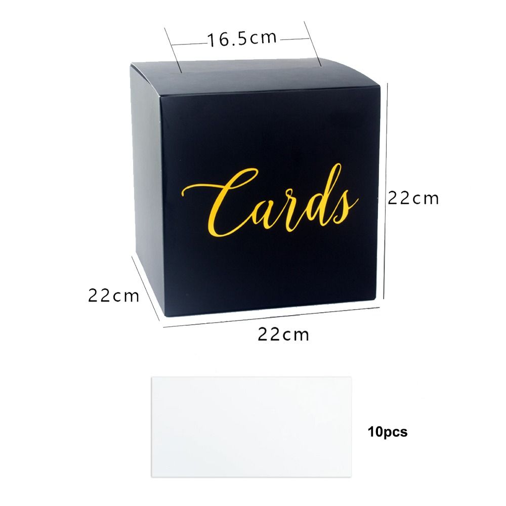 Storage Box White Black Weddin - Wedding Card Box review and price