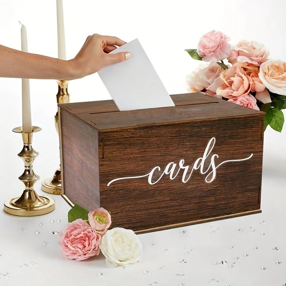New Wooden Wedding Card Box De - Wedding Card Box review and price