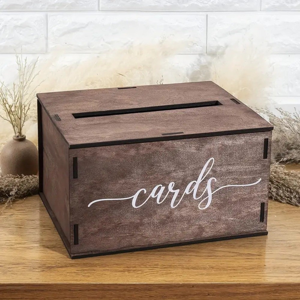 New Wooden Wedding Card Box De - Wedding Card Box review and price