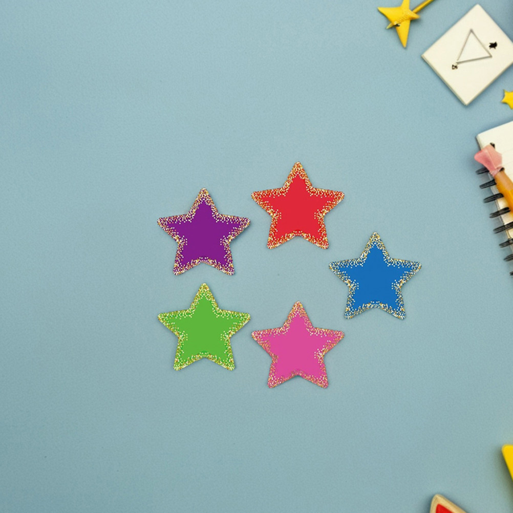 1Set Colorful Star Paper Cutou - Papercraft Supply Confetti review and price