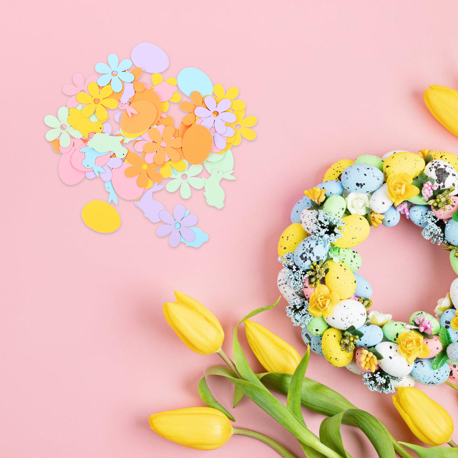 100Pcs Bunny Easter Confetti D - Papercraft Supply Confetti review and price