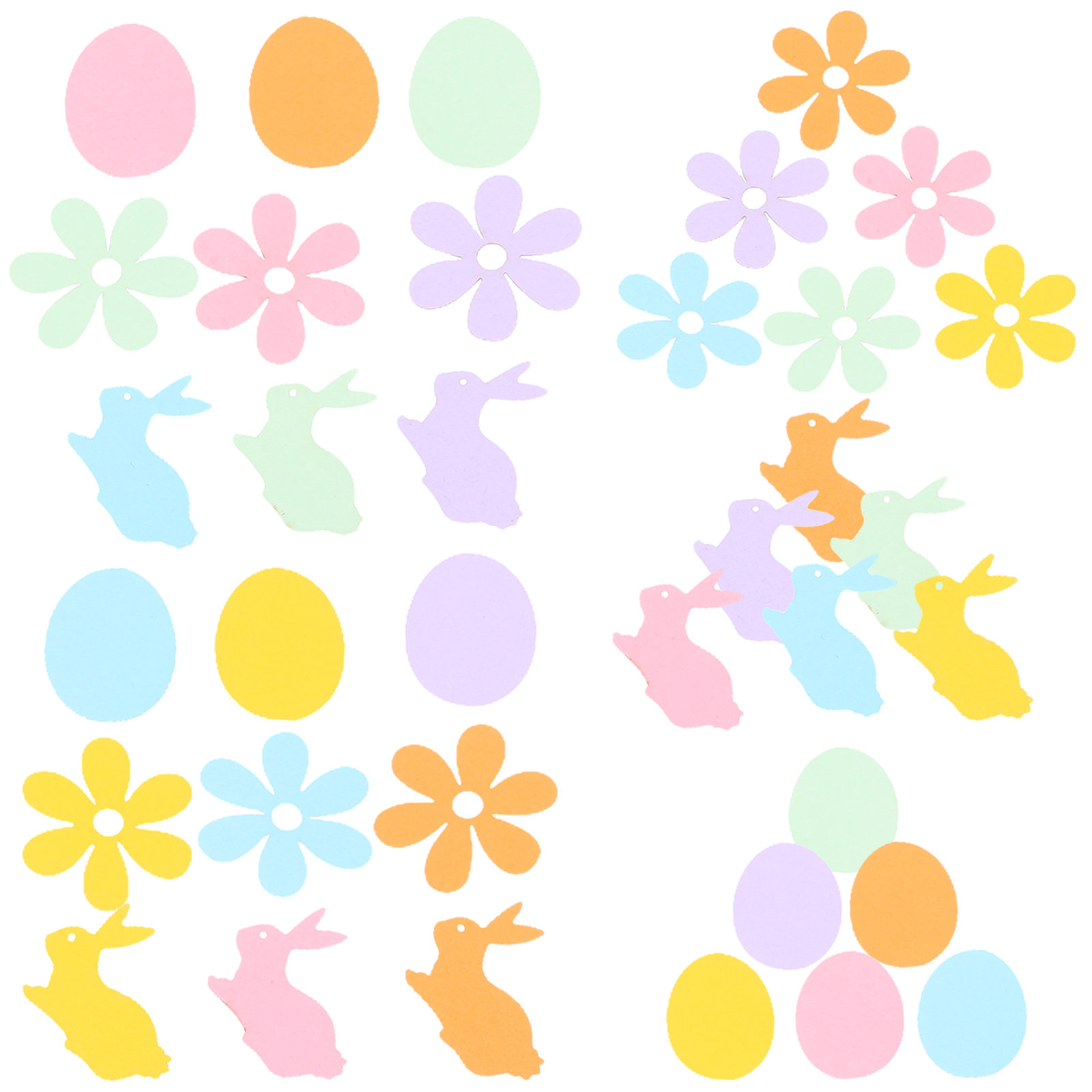100Pcs Bunny Easter Confetti D - Papercraft Supply Confetti review and price