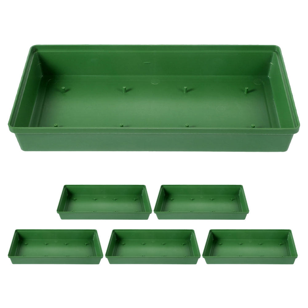 6Pcs Plastic Flower Mud Tray F - Wedding Supply Decor review and price