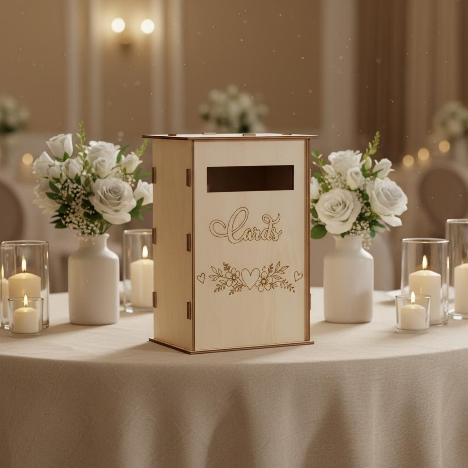 Wooden Wedding Card Box Decora - Wedding Card Box review and price