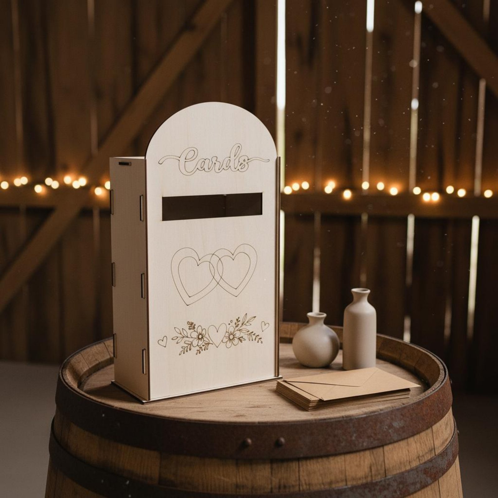Wooden Wedding Card Box Laser  - Wedding Card Box review and price