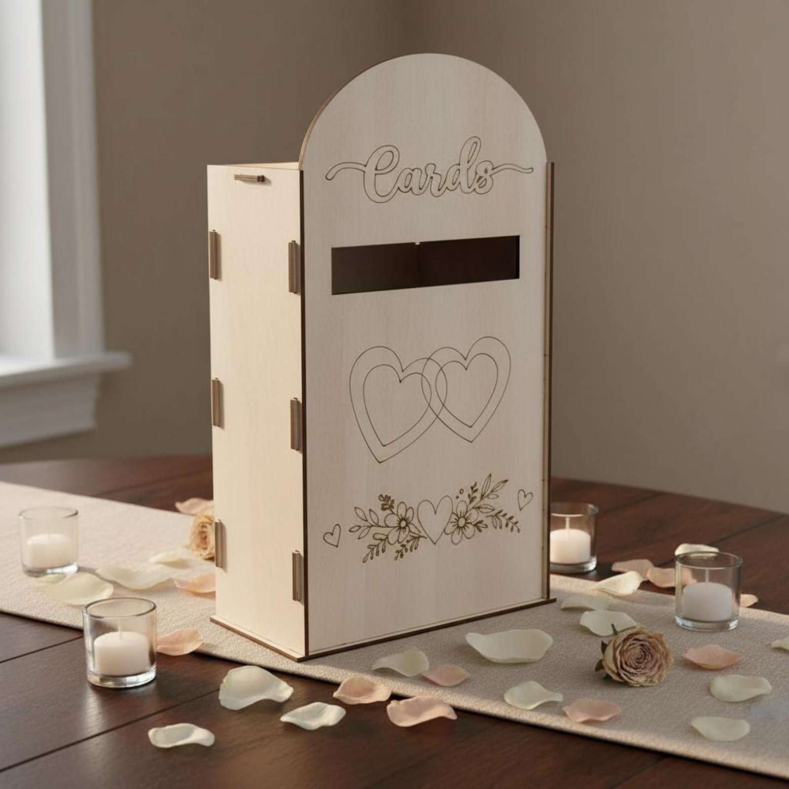Wooden Wedding Card Box Laser  - Wedding Card Box review and price