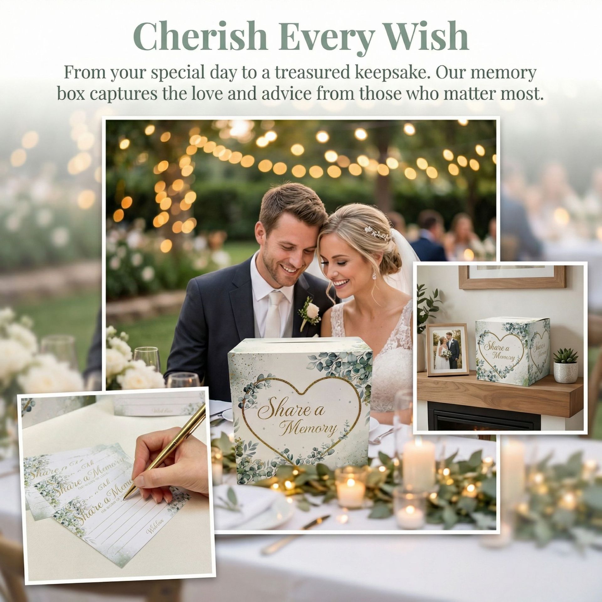 White Floral Wedding Card Box  - Wedding Card Box review and price