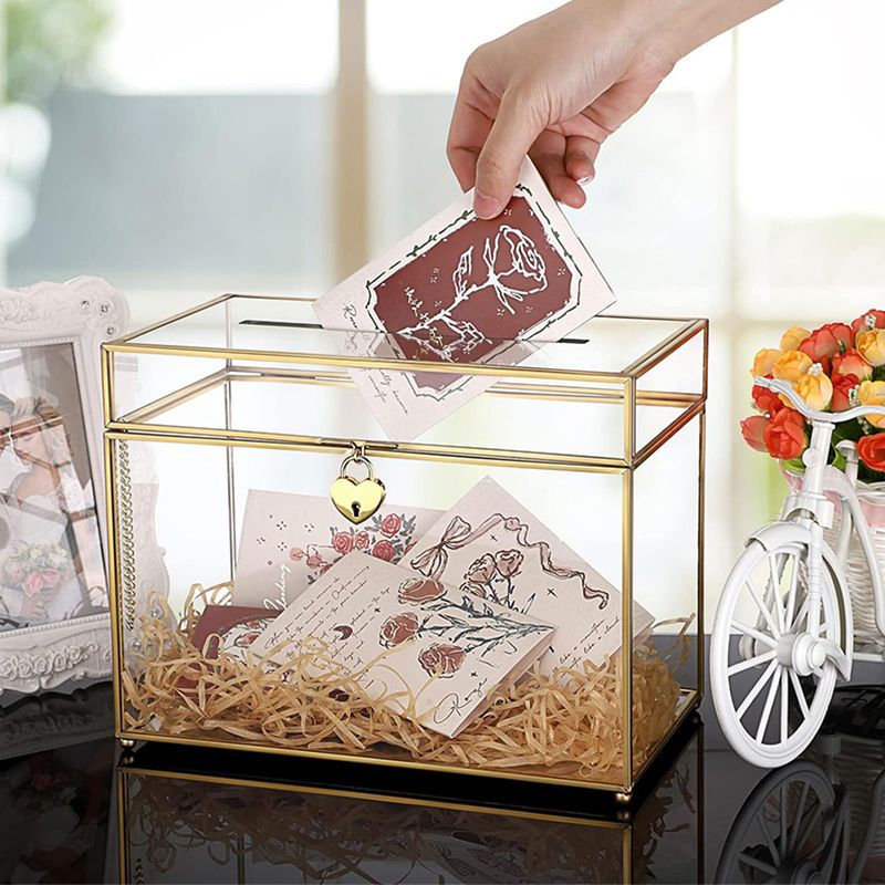 Nordic Wedding Card Box Gold G - Wedding Card Box review and price