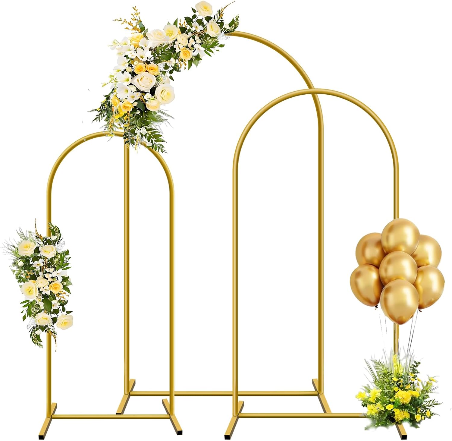 1pc Gold Metal Arch Backdrop S - Wedding Support review and price