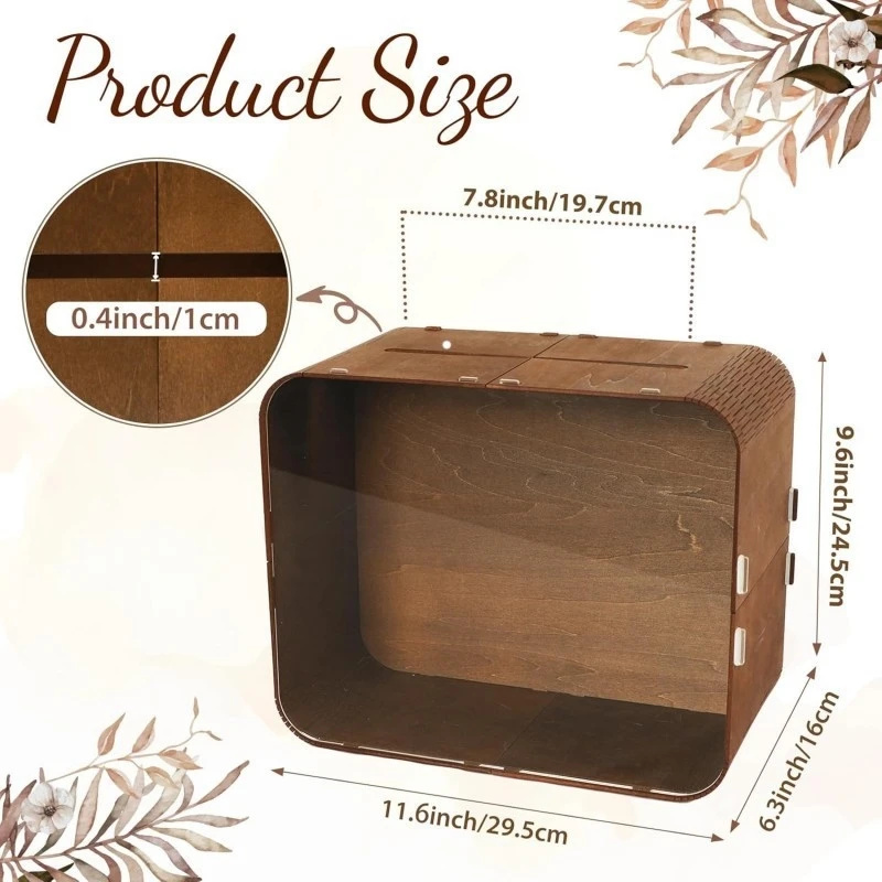 Wooden Wedding Card Box With A - Wedding Card Box review and price