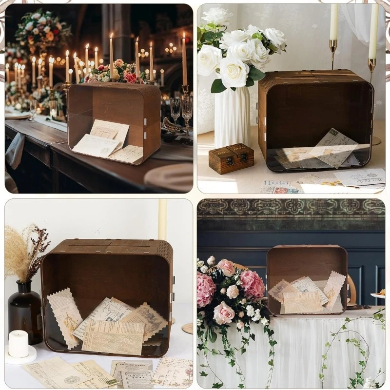 Wooden Wedding Card Box With A - Wedding Card Box review and price