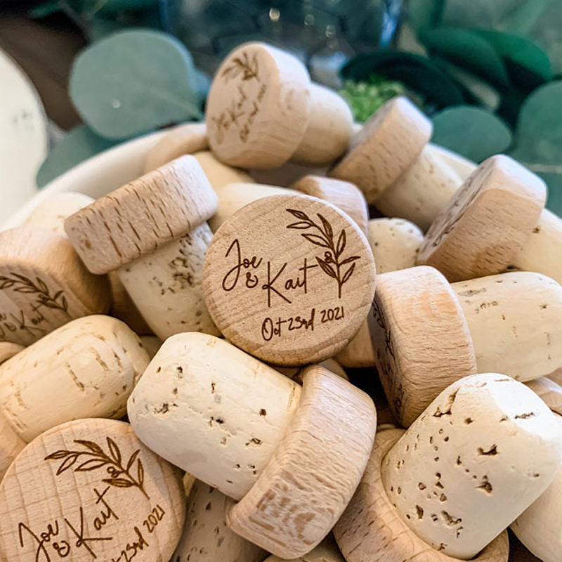 Customized Wood Wine Stopper W - Wedding Supply List review and price
