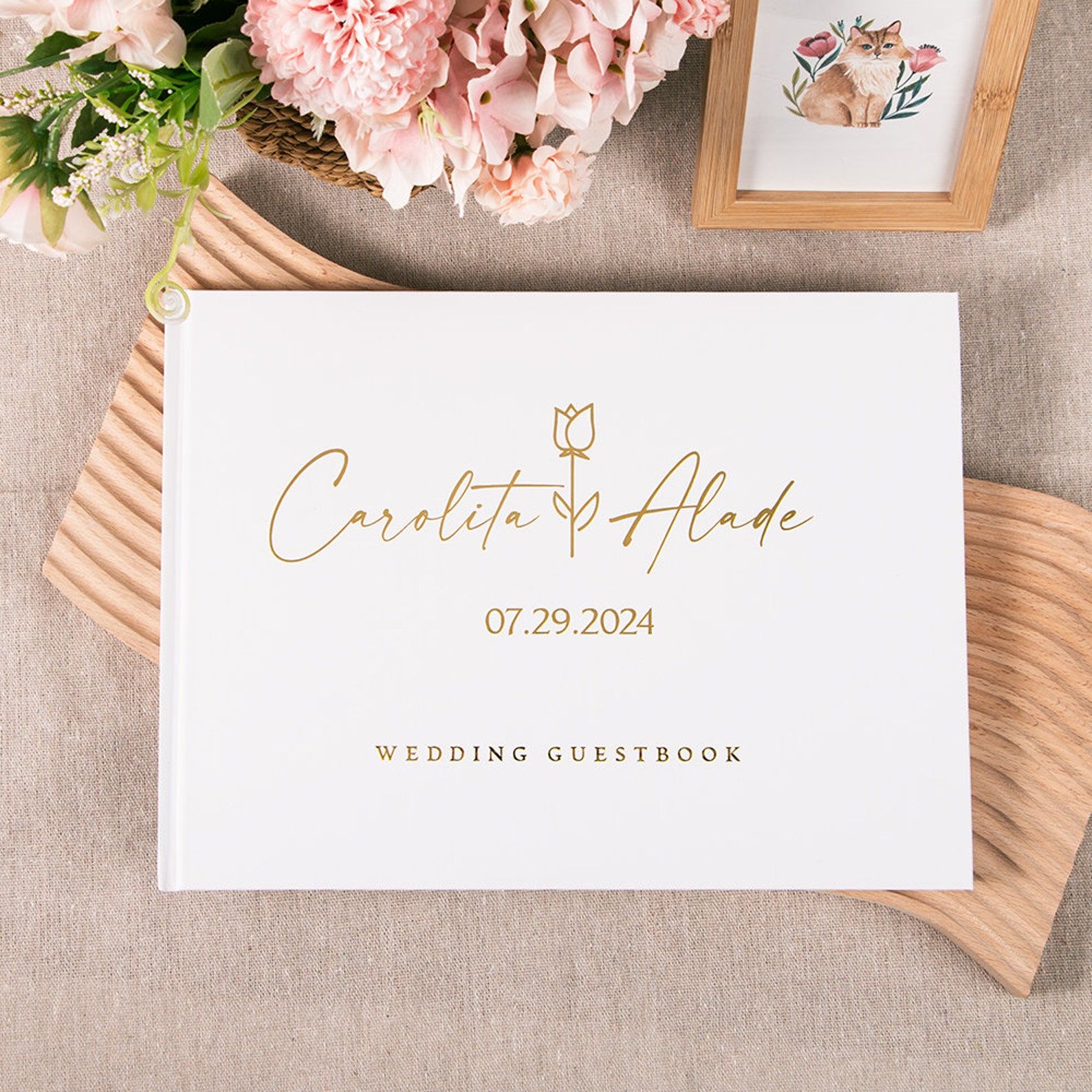 Custom Wedding Guestbook Perso - Wedding Supply List review and price