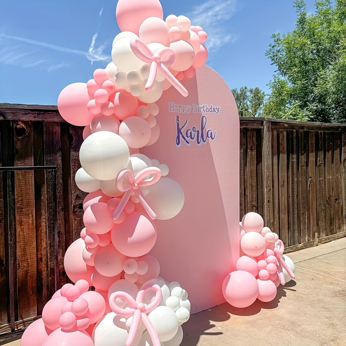 141 Pcs Pink Ribbon Balloons A - Wedding Balloon Arch review and price